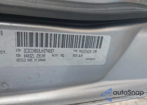 2018 Chrysler 300 300S из США, поврежденный, VIN 2C3CCABG9JH274657